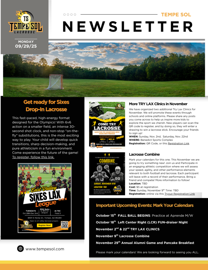 September Newsletter